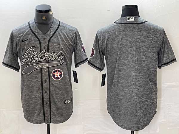 Men's Houston Astros Blank Grey Gridiron Cool Base Stitched Baseball Jersey,We sell and wholesale Men's Houston Astros Blank Grey Gridiron Cool Base Stitched Baseball Jersey on line form chian!